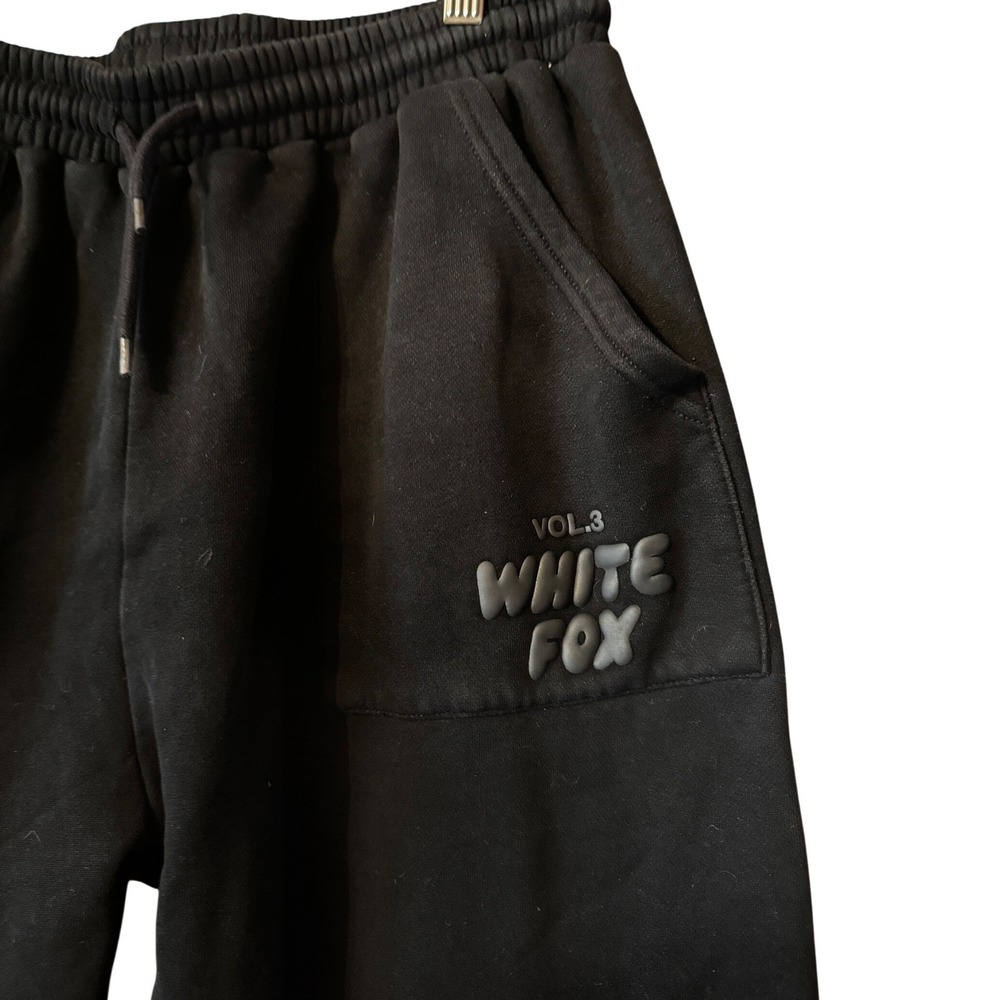 WHITE FOX Vol 3 Black Sweatpants Joggers Lounge Pants XL - Picture 3 of 8